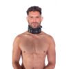 Prowler RED Leather Lockable Collar S/M