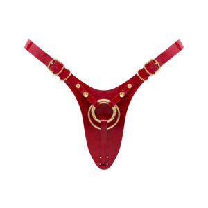 Strap-On-Me Leatherette Harness Fabulous One Size Red Glossy