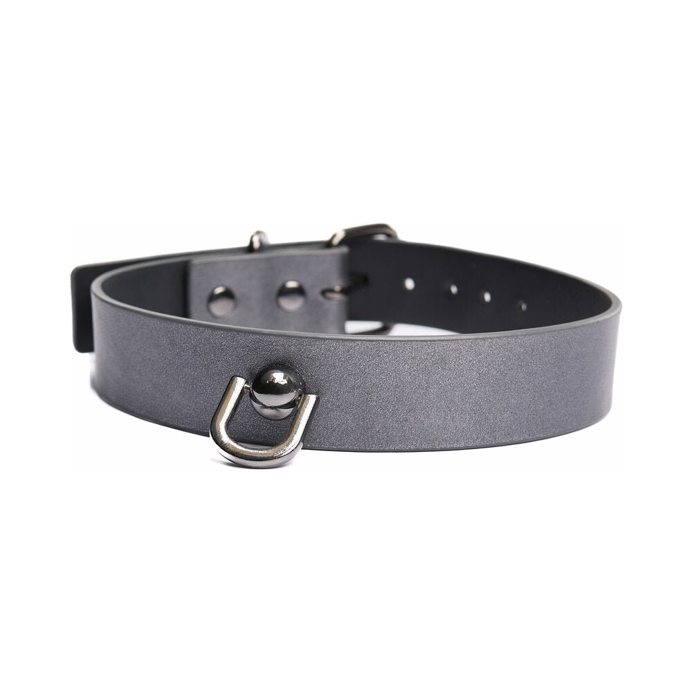 Coquette Pleasure Collar & Leash Grey - Image 3