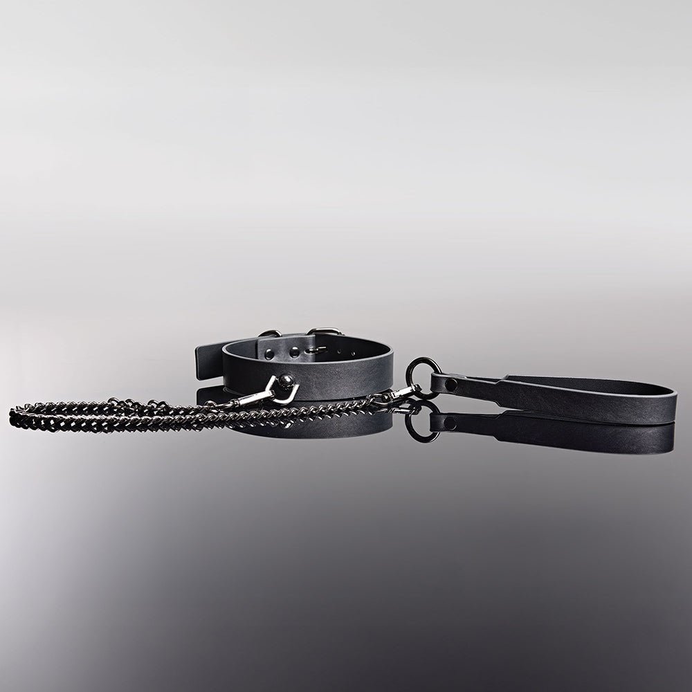 Coquette Pleasure Collar & Leash Grey - Image 5