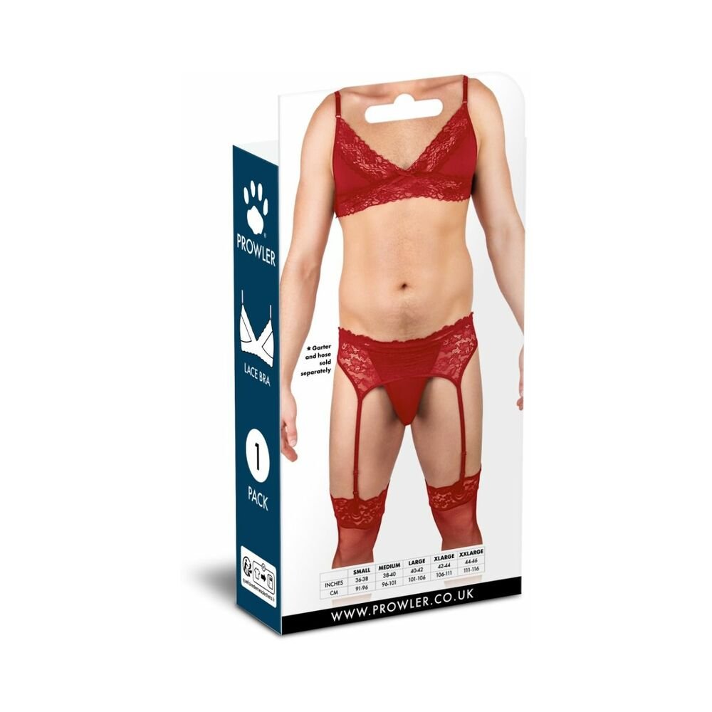 Prowler Lace Bra Red S - Image 3