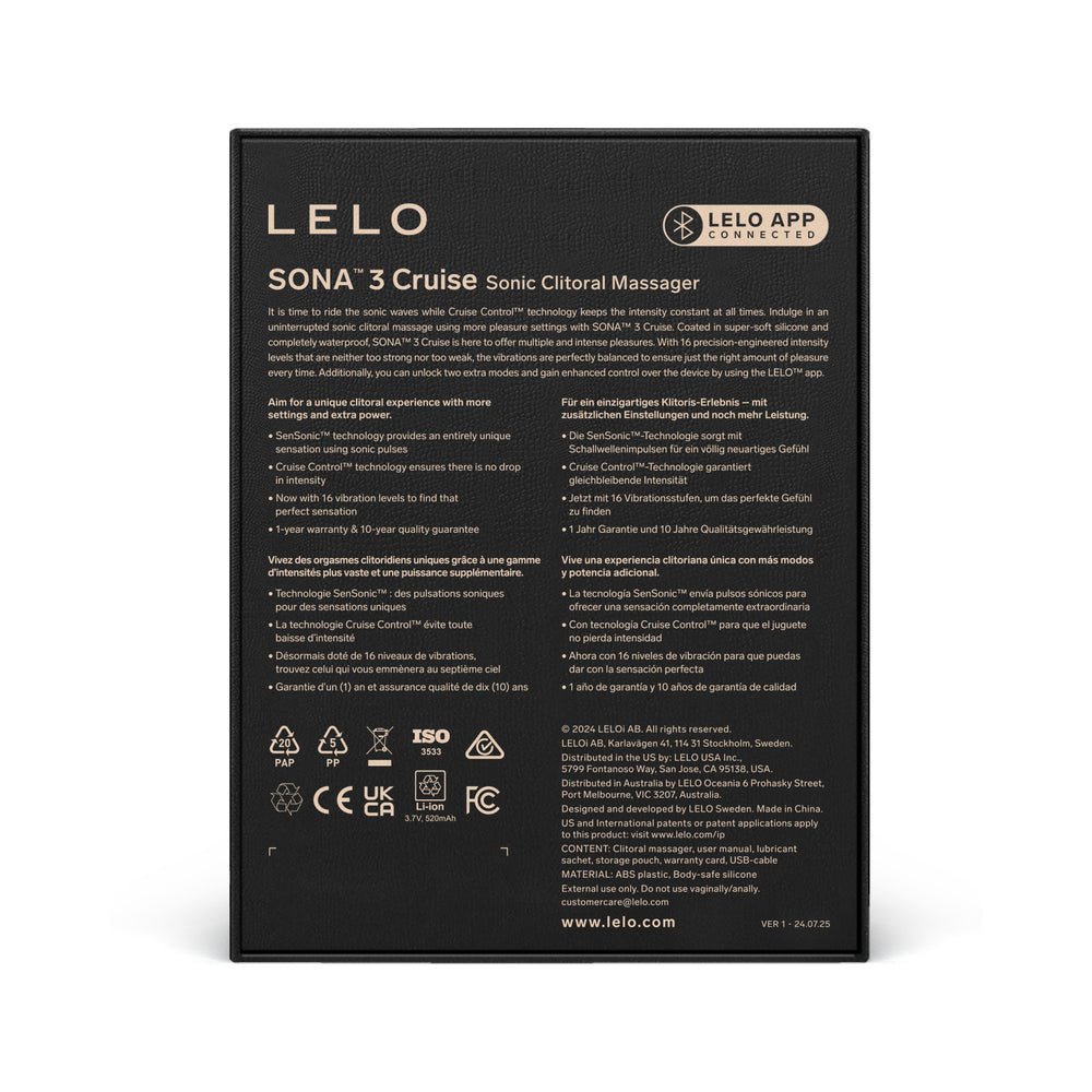 LELO SONA 3 Cruise Clitoral Stimulator Soft Pink - Image 5