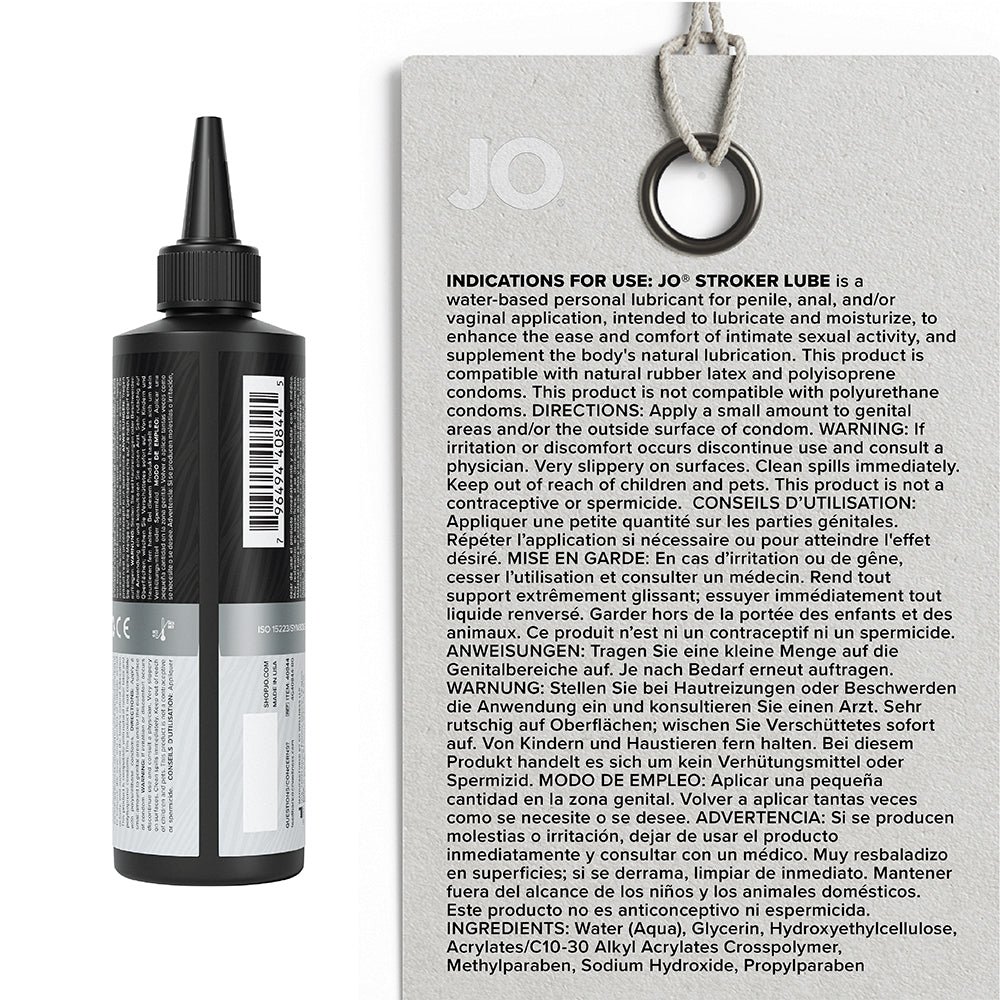 JO Stroker Lubricant 8 oz. - Image 3