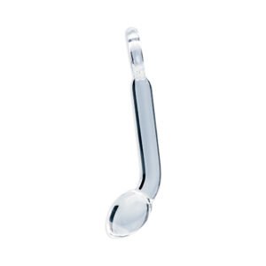 Alternative view of Clarity Hera''s Halo Glass Dildo