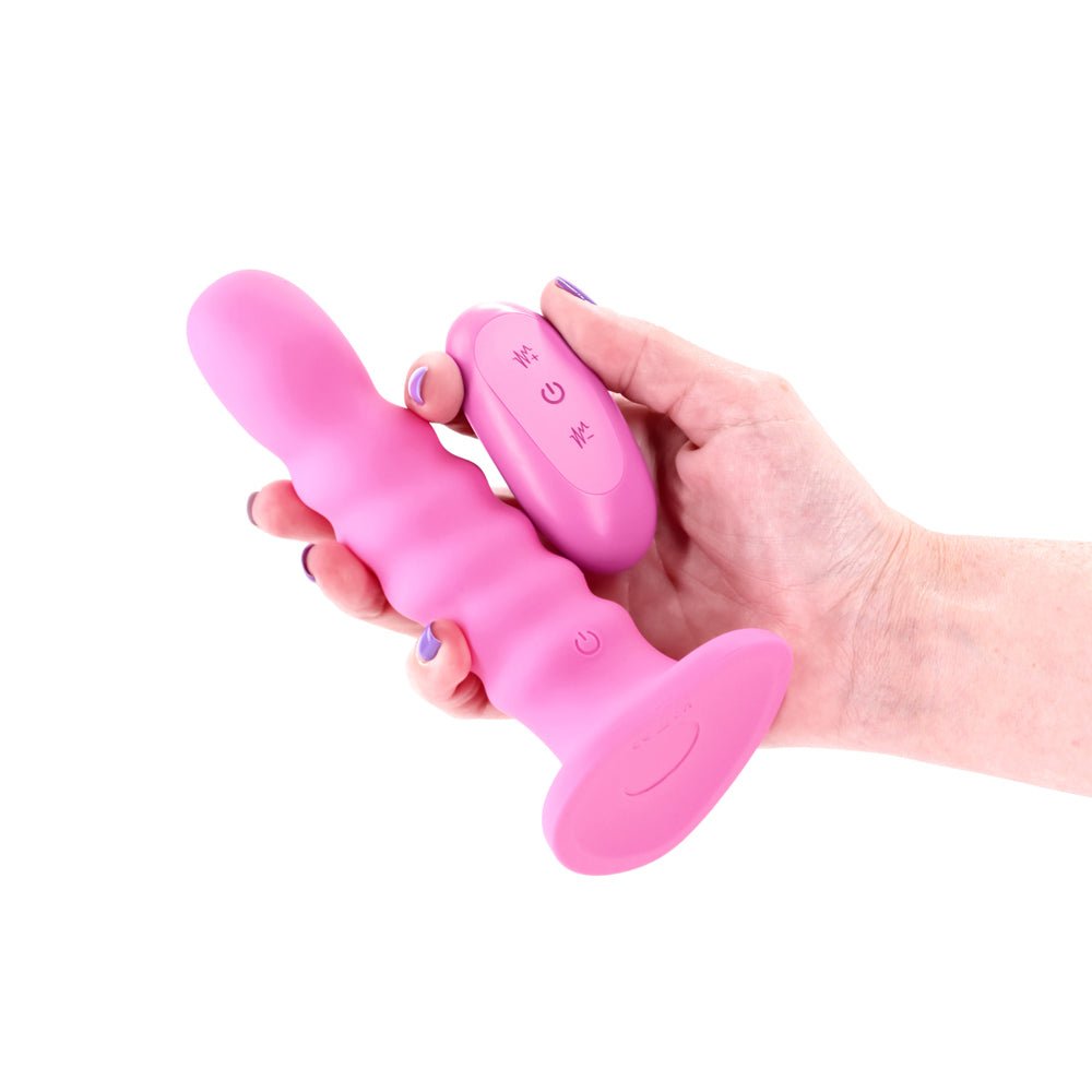 Colours Ribbed Vibrating 6in Pink - Image 3