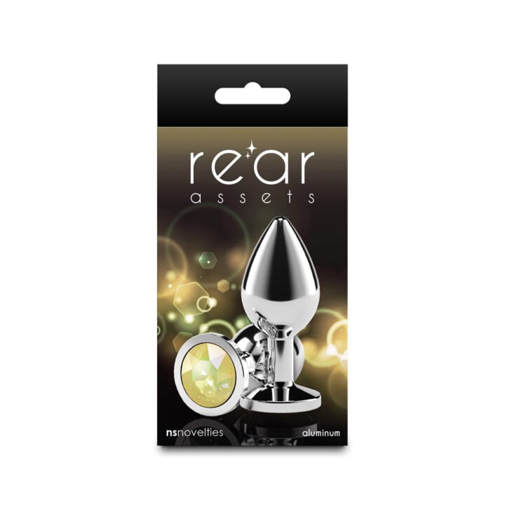 Rear Assets Silver Medium Yellow Gem