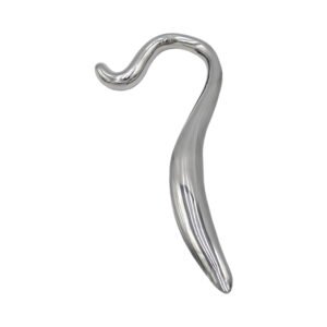 Rouge Stainless Steel Hollow Curved Wand In Case