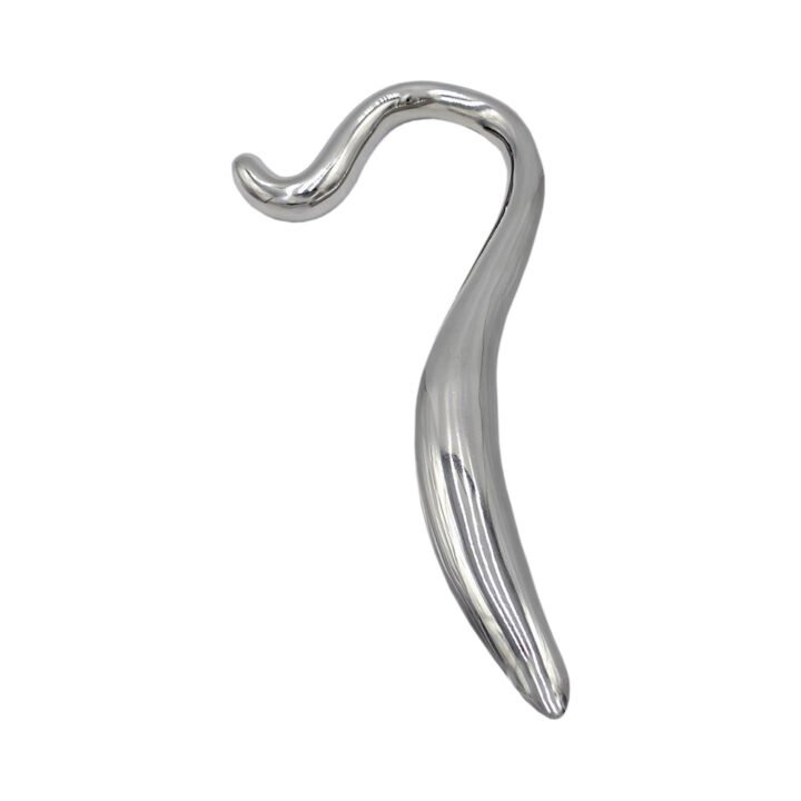Rouge Stainless Steel Hollow Curved Wand In Case