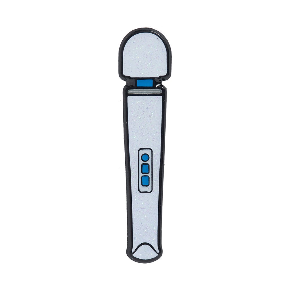 Magic Wand Rechargeable Enamel Pin