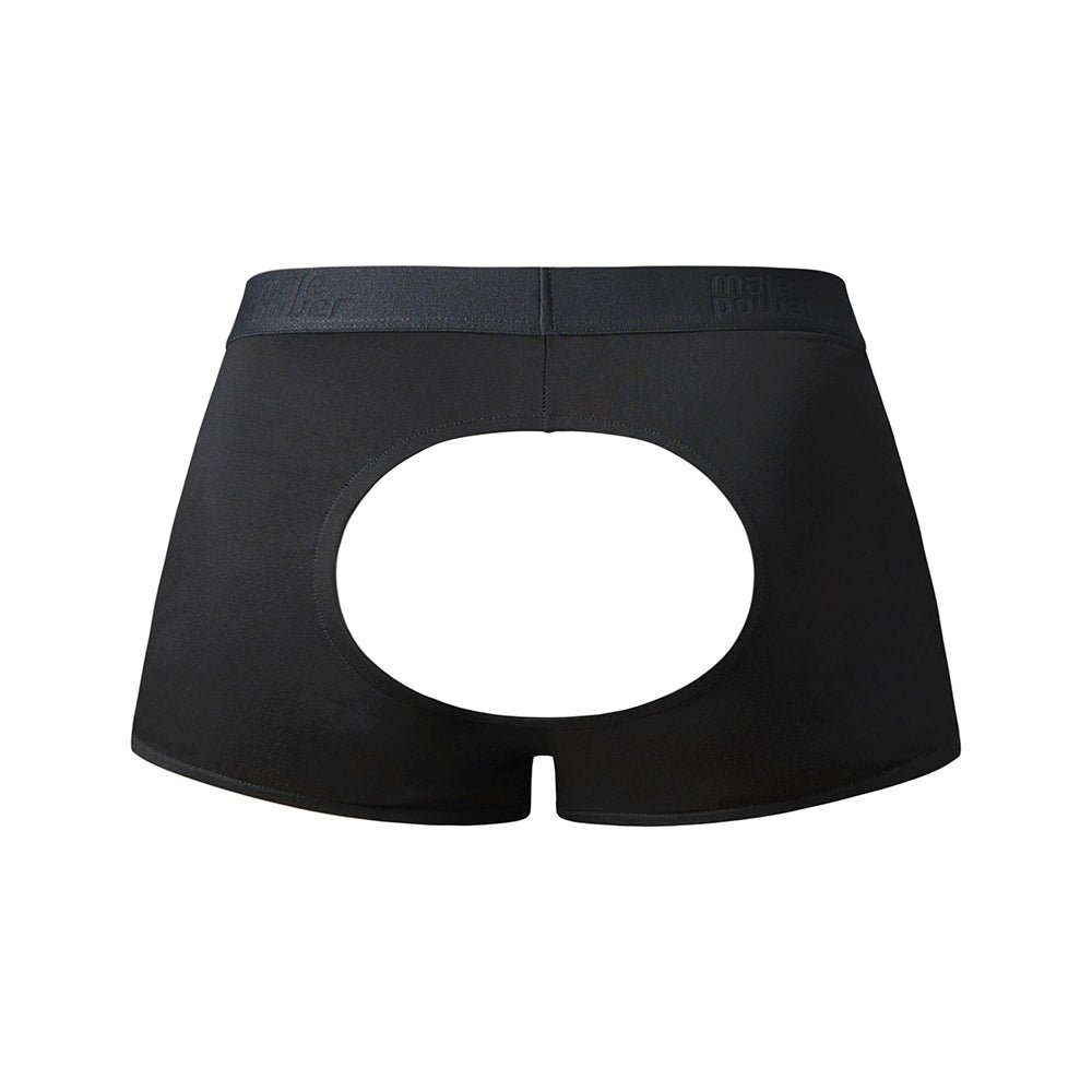 Male Power Open Ended Moon Short Black S/M - Image 2