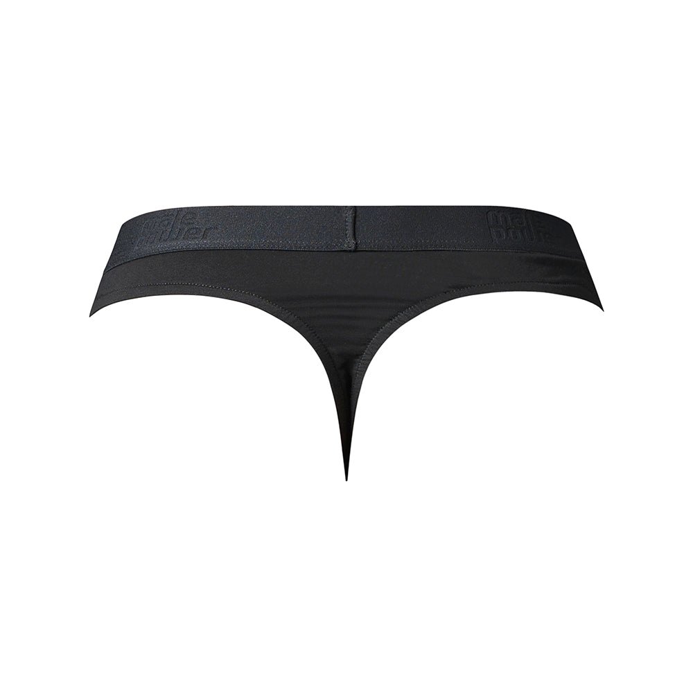 Male Power Open Ended Thong Open Black S/M - Image 2
