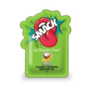 Alternative view of Smack Lickable Massage Oil 3 ml Pouch Tropical 36-Piece Display
