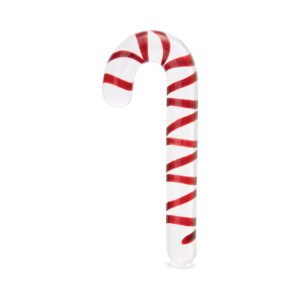 Alternative view of Glas Candy Cane Dream 7.5 in. Glass Dildo