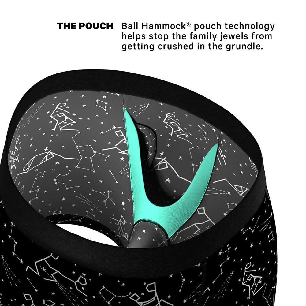 Shinesty The Big Bang Glow-in-the-Dark Constellation Ball Hammock Pouch Underwear with Fly S - Image 5