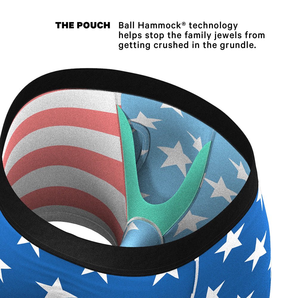 Shinesty The Mascot American Flag Ball Hammock Pouch Underwear with Fly XS - Image 4