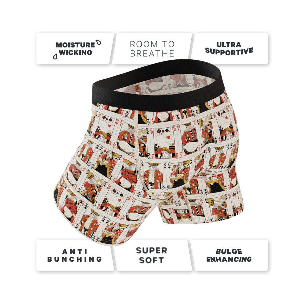 Shinesty The Bottomless Blackjack Vintage Playing Cards Ball Hammock Pouch Underwear with Fly L - Image 4