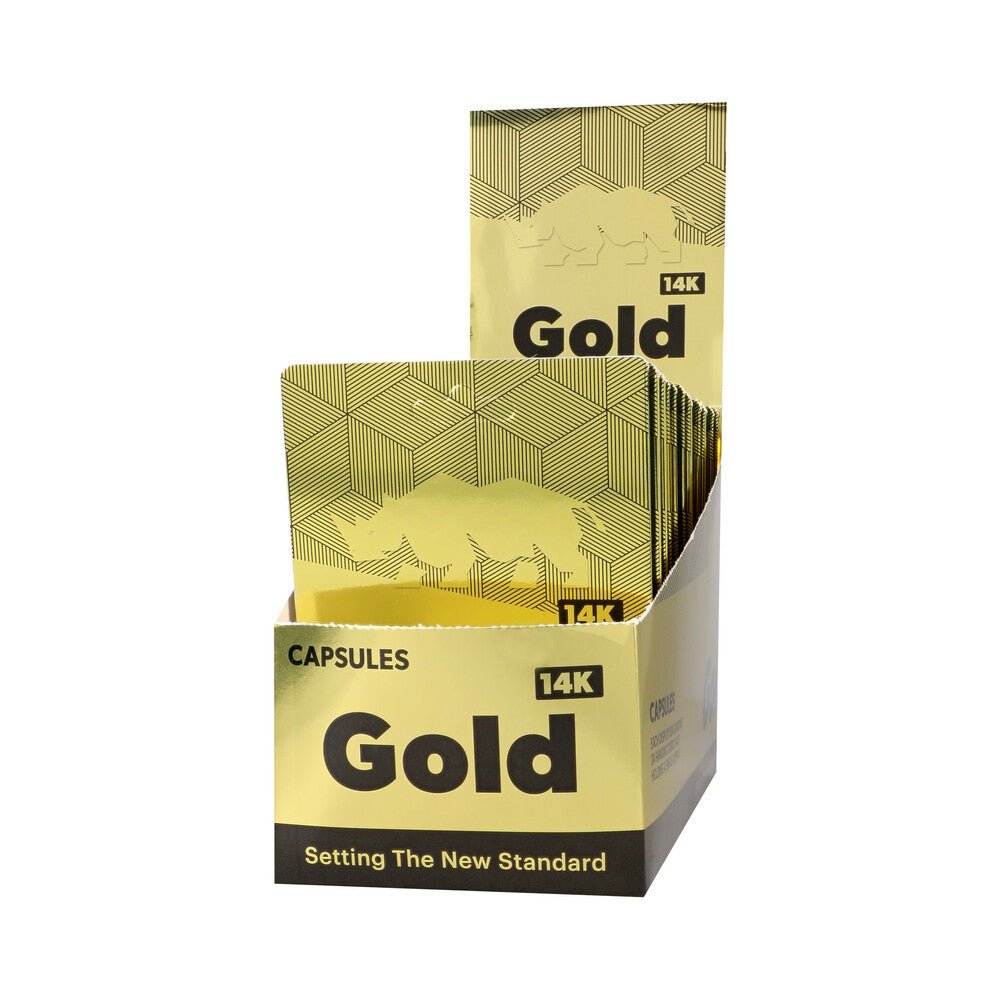 Rhino Gold 14K Capsules 24-Pack Display