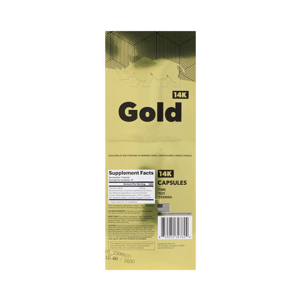 Rhino Gold 14K Capsules 24-Pack Display - Image 6