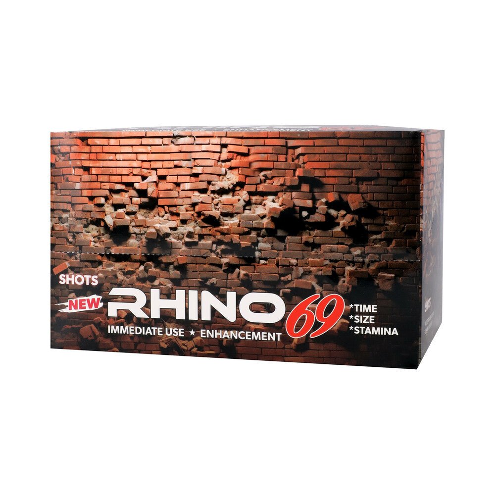 Rhino 69 Liquid Shots 2 oz. Bottles 12-Pack Display - Image 3