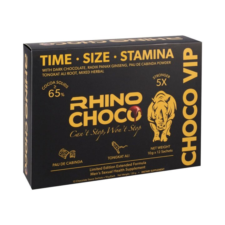 Rhino Choco 5 x Stronger 12-Pack Display