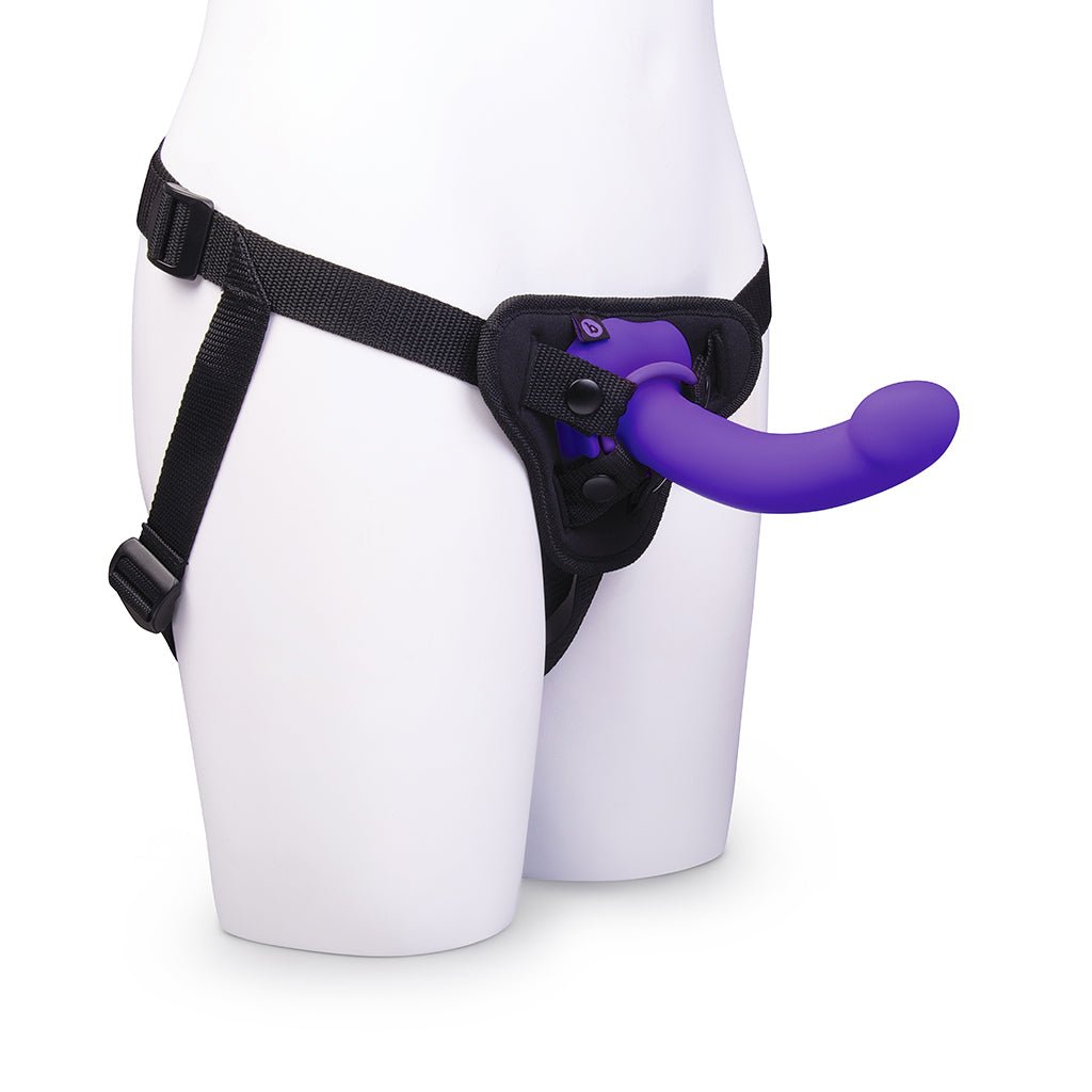 b-Vibe Vibrating Curved Strap-On Kit - Image 3