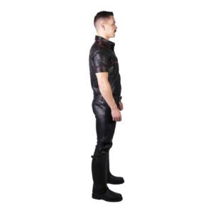 Alternative view of Prowler RED Leather Jeans Black 38 in.