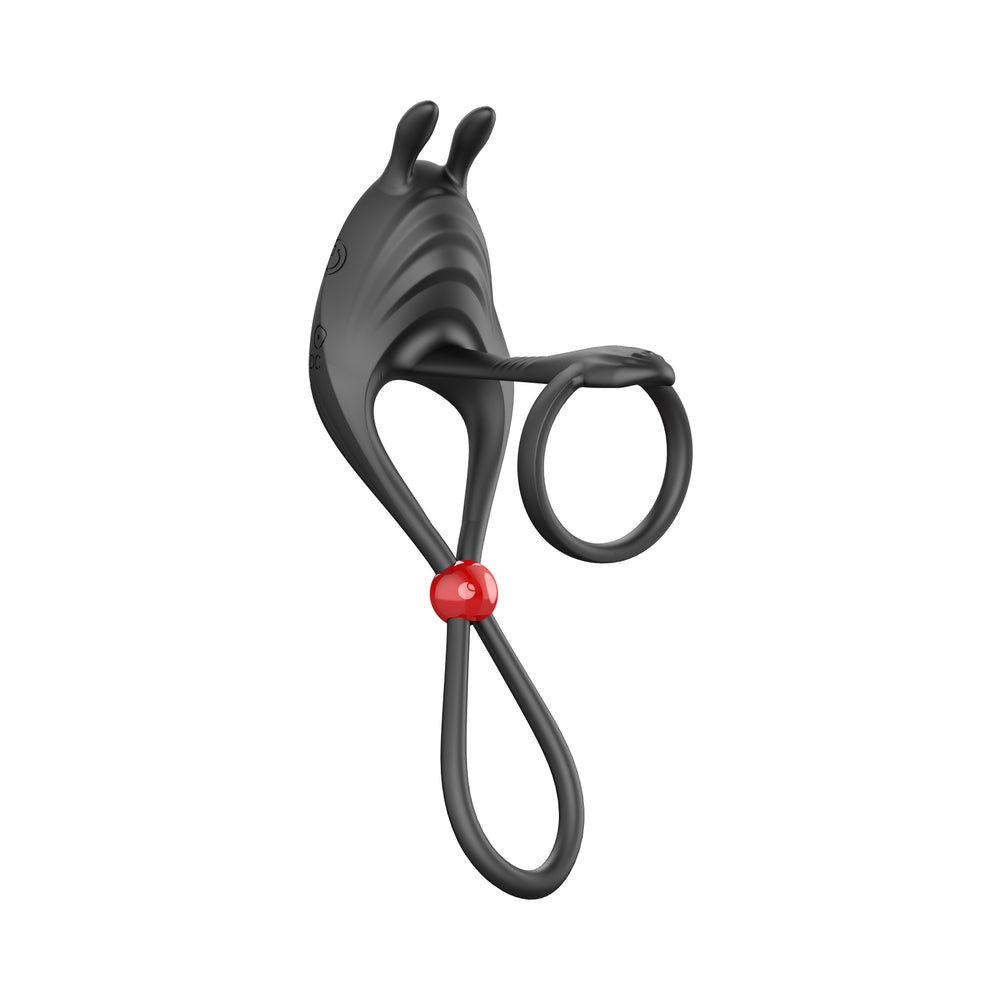 Cockpower Remote Control Cockring&Ball Cinch Black - Image 3