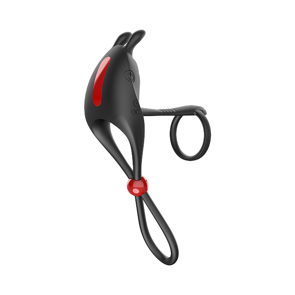 Cockpower Remote Control Cockring&Ball Cinch Black - Image 5