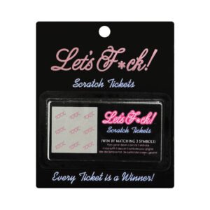 Alternative view of Let''s F*ck Scratch Tickets 8/Pk