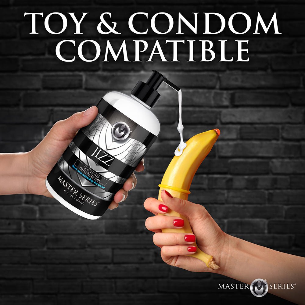 Master Series Jizz Cum-Scented Water-Based Lube 16 oz. - Image 5