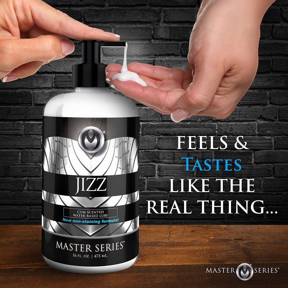Master Series Jizz Cum-Scented Water-Based Lube 16 oz. - Image 6
