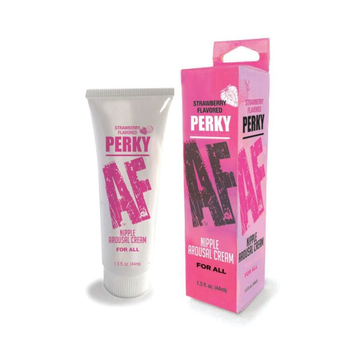 Perky AF Nipple Arousal Cream Strawberry 1.5 oz.