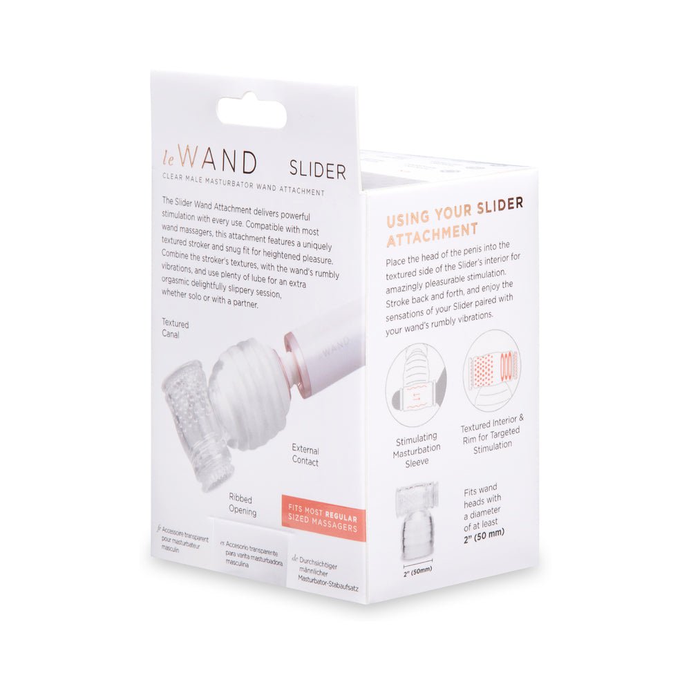 Le Wand Slider Clear Male Masturbator Wand Attachment - Image 7