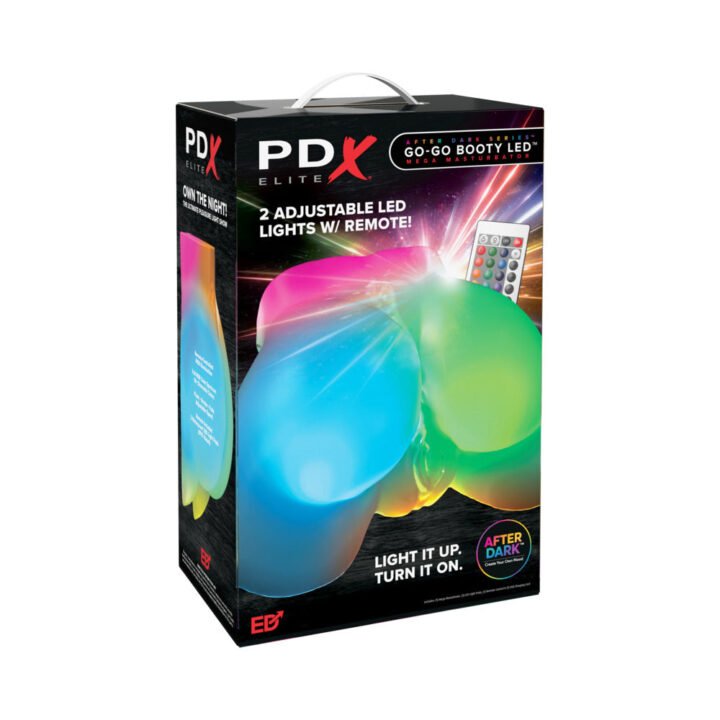 PDX Elite Go-Go Booty LED Mega Masturbator Frosted