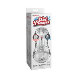 PDX Extreme Wet Pussies Super Flip-A-Pussy Over Self-Lubricating Stroker Frosted
