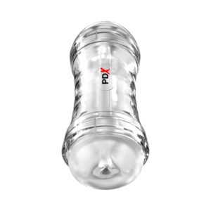 Alternative view of PDX Extreme Wet Pussies Super Flip-A-Pussy Over Self-Lubricating Stroker Frosted