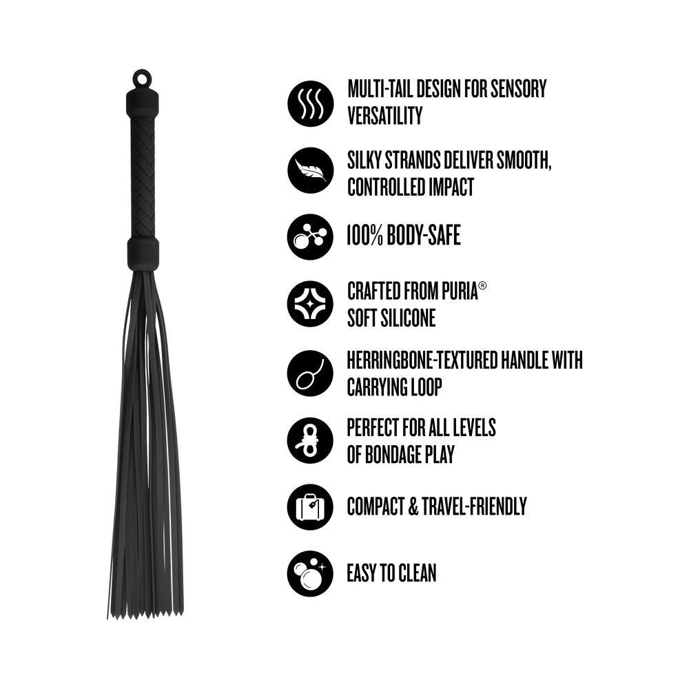 Temptasia Ardor Flogger Black - Image 7