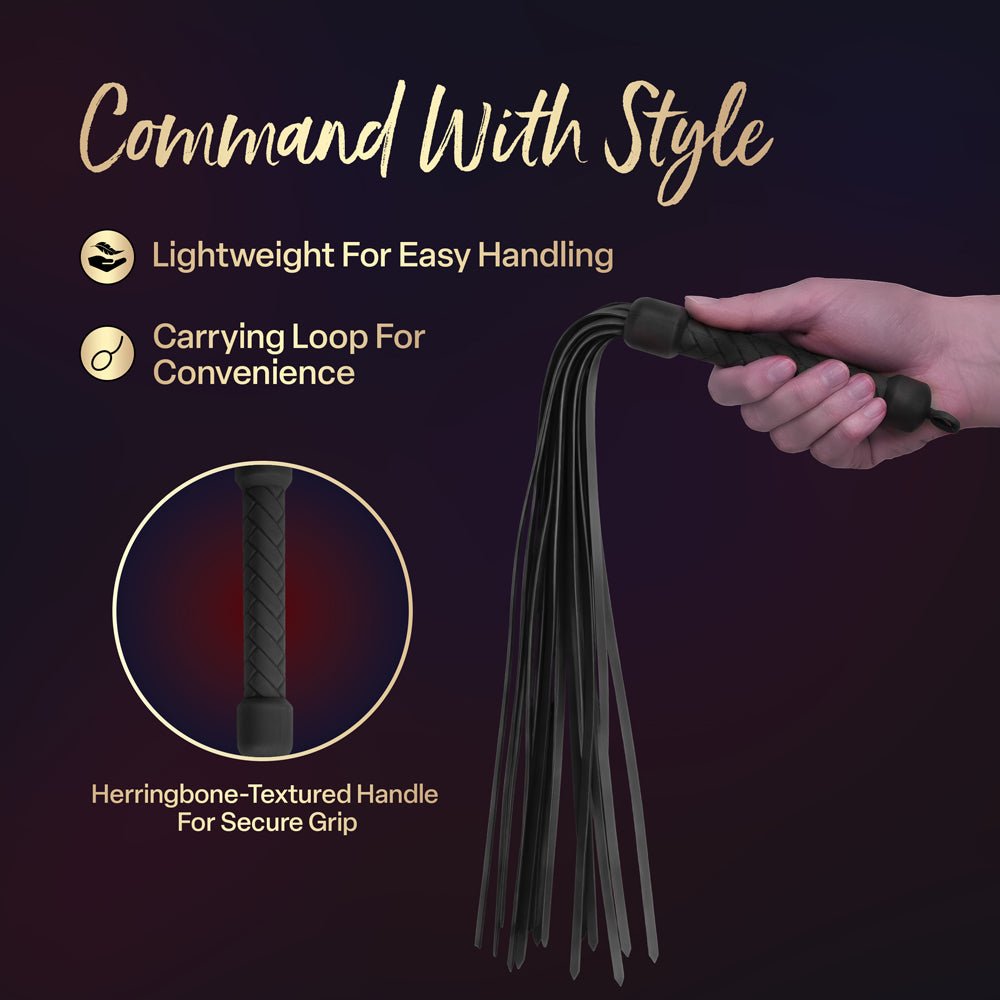 Temptasia Ardor Flogger Black - Image 10