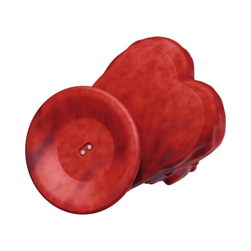 Tentra Vulkris Volcanic Dragon Vibrating Dildo Red - Image 7