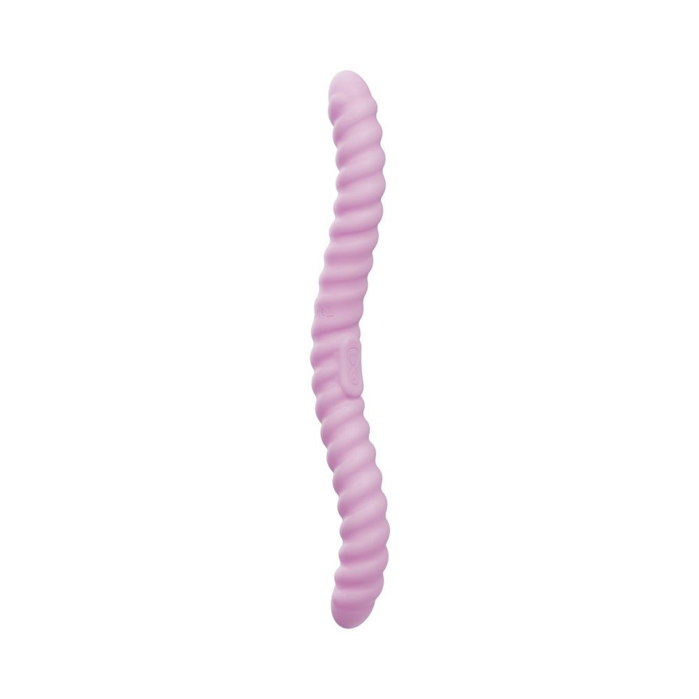 Tentra Cor Unicorn Horn Double-Ended Vibrating Dildo Pink - Image 4