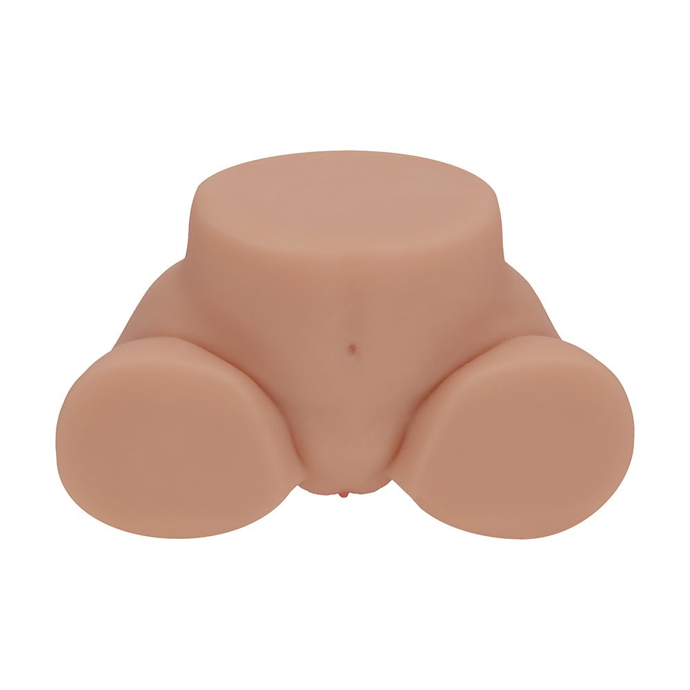 Xkin Bodyforms Lux Arden Dual Entry Vibrating Masturbator Tan - Image 6
