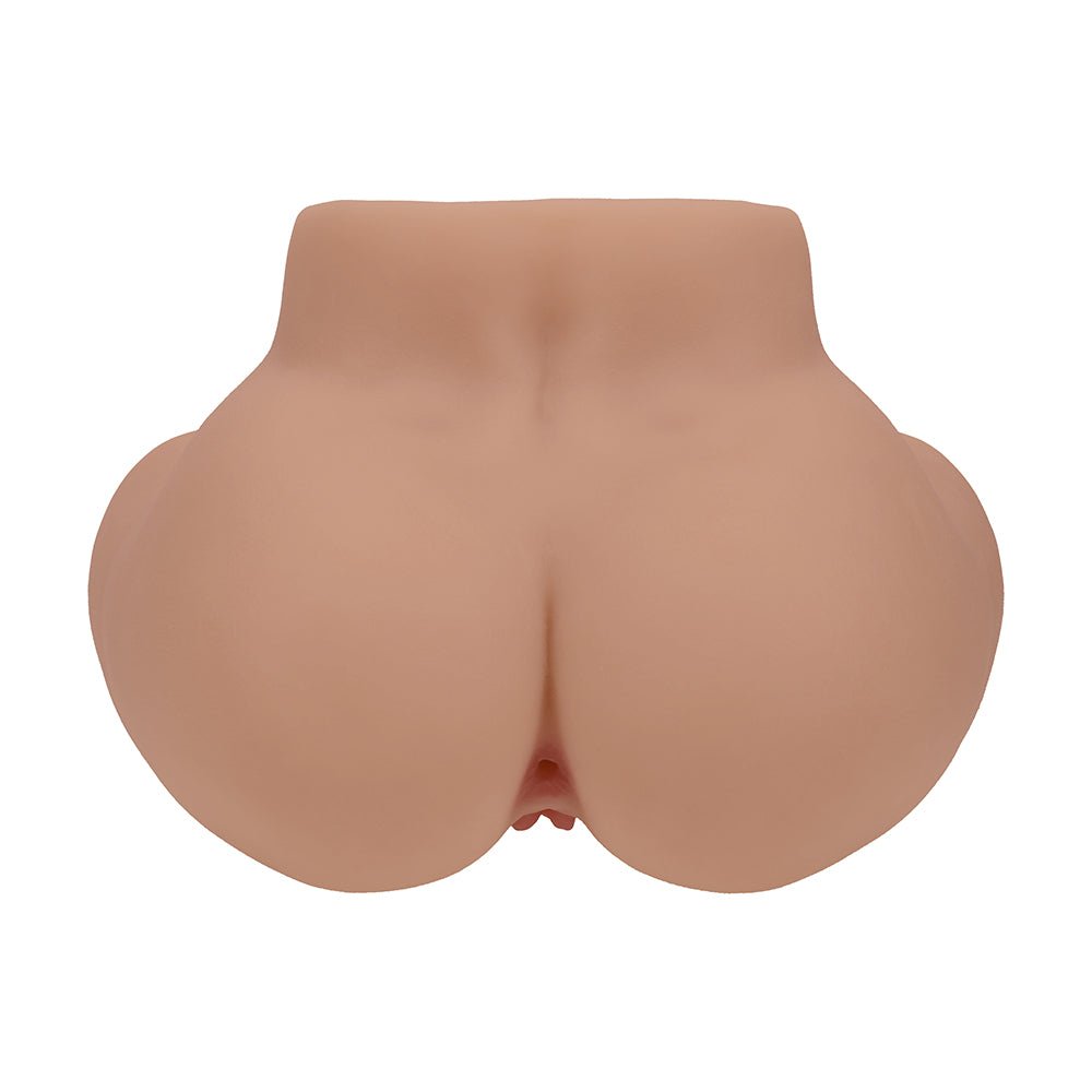 Xkin Bodyforms Lux Arden Dual Entry Vibrating Masturbator Tan - Image 7