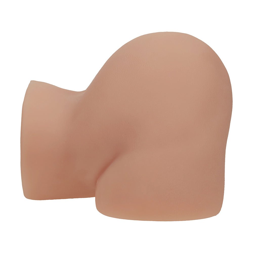 Xkin Bodyforms Lux Arden Dual Entry Vibrating Masturbator Tan - Image 8