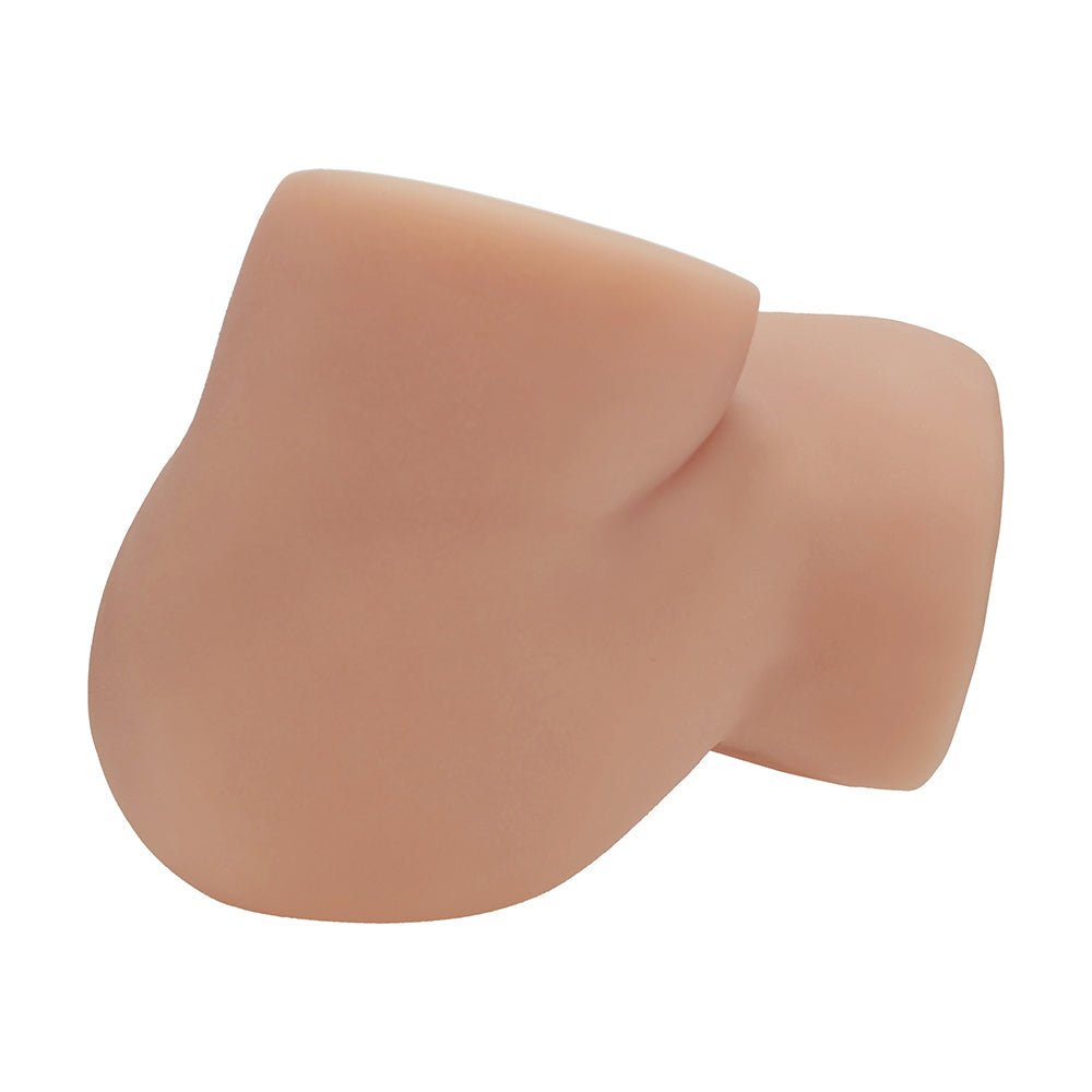 Xkin Bodyforms Lux Arden Dual Entry Vibrating Masturbator Tan - Image 9