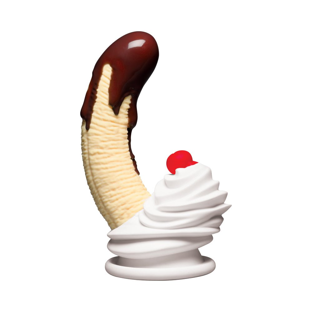 Simply Sweet Chocolate Dipped Banana Split Premium Silicone Dildo - Image 2