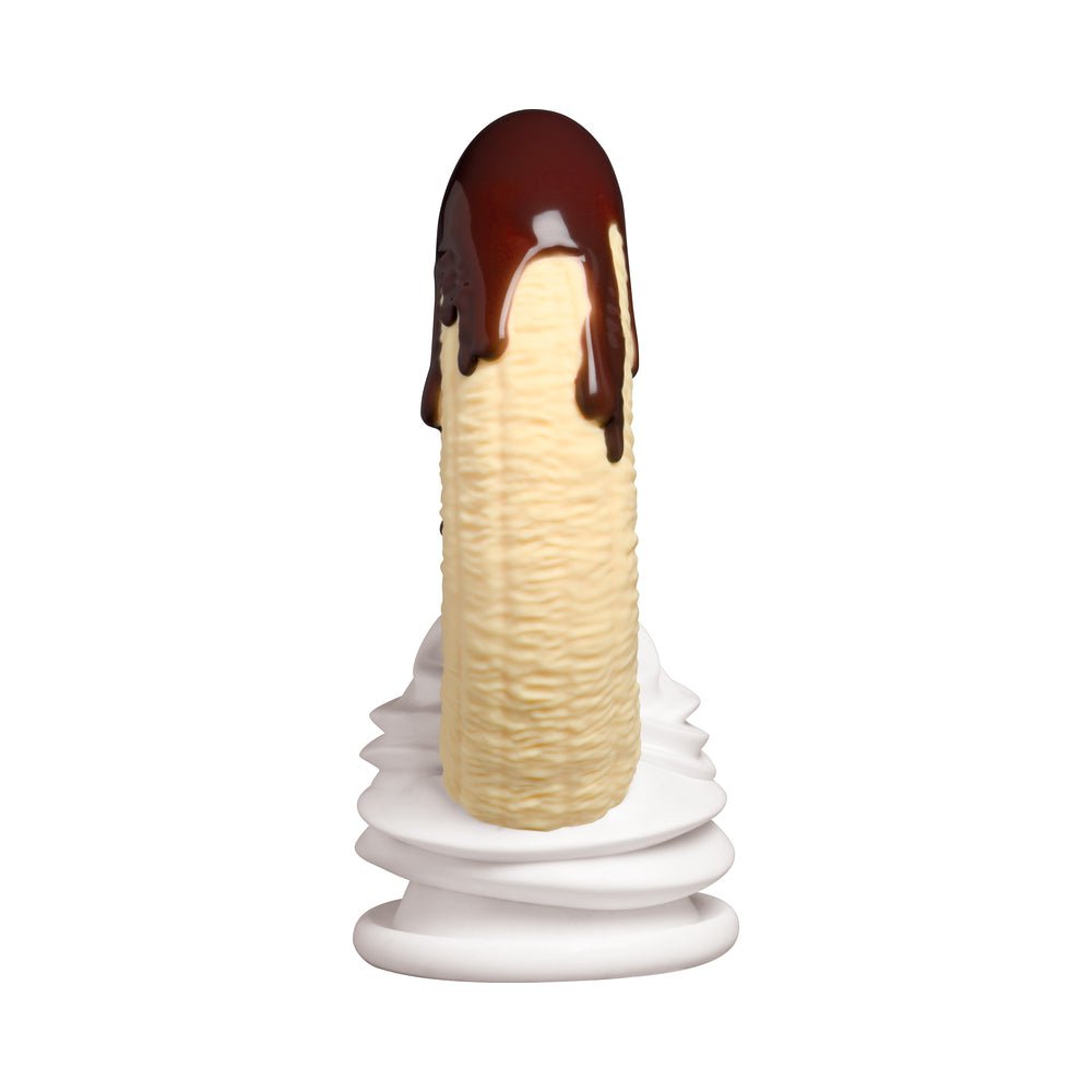 Simply Sweet Chocolate Dipped Banana Split Premium Silicone Dildo - Image 5