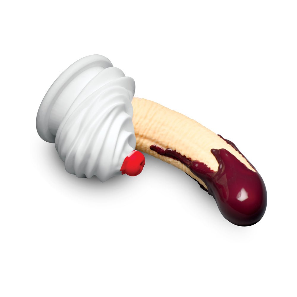 Simply Sweet Chocolate Dipped Banana Split Premium Silicone Dildo - Image 6