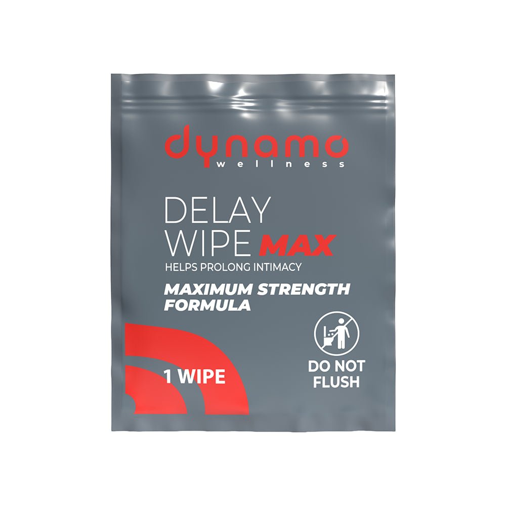 Dynamo Wellness Maximum Strength Delay Wipe 7.5% - 36 Pack - Image 2