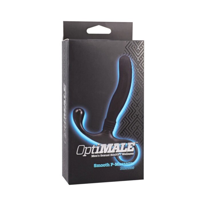 OptiMALE Smooth Silicone P-Massager Black