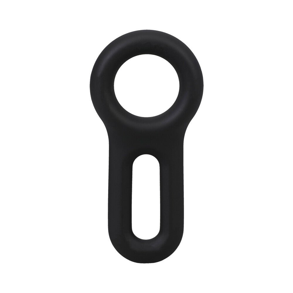 ROCK SOLID The Keyhole Silicone C-Ring Black - Image 3
